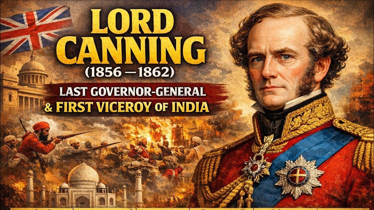 Lord Canning (1856–1862) | Last Governor-General & First Viceroy | Modern History UPSC