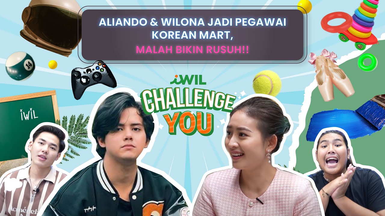 ALIANDO & WILONA JADI PEGAWAI KOREAN MART,  MALAH BIKIN RUSUH!!