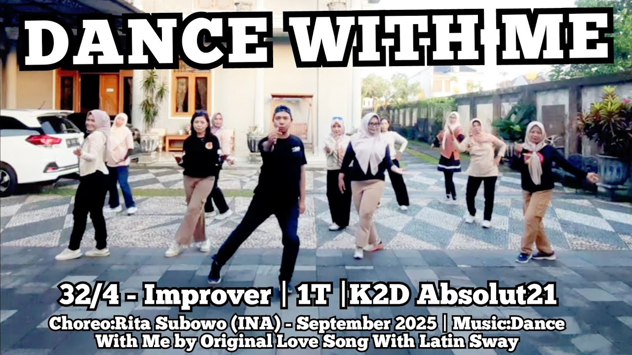 Dance With Me Line Dance | Improver | Rita Subowo (INA) - Sept 2025