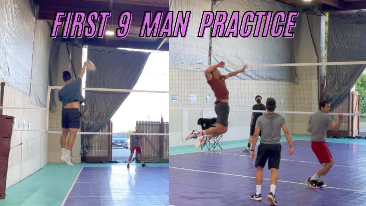First 9 Man Practice of 2021 | Hitting Lines