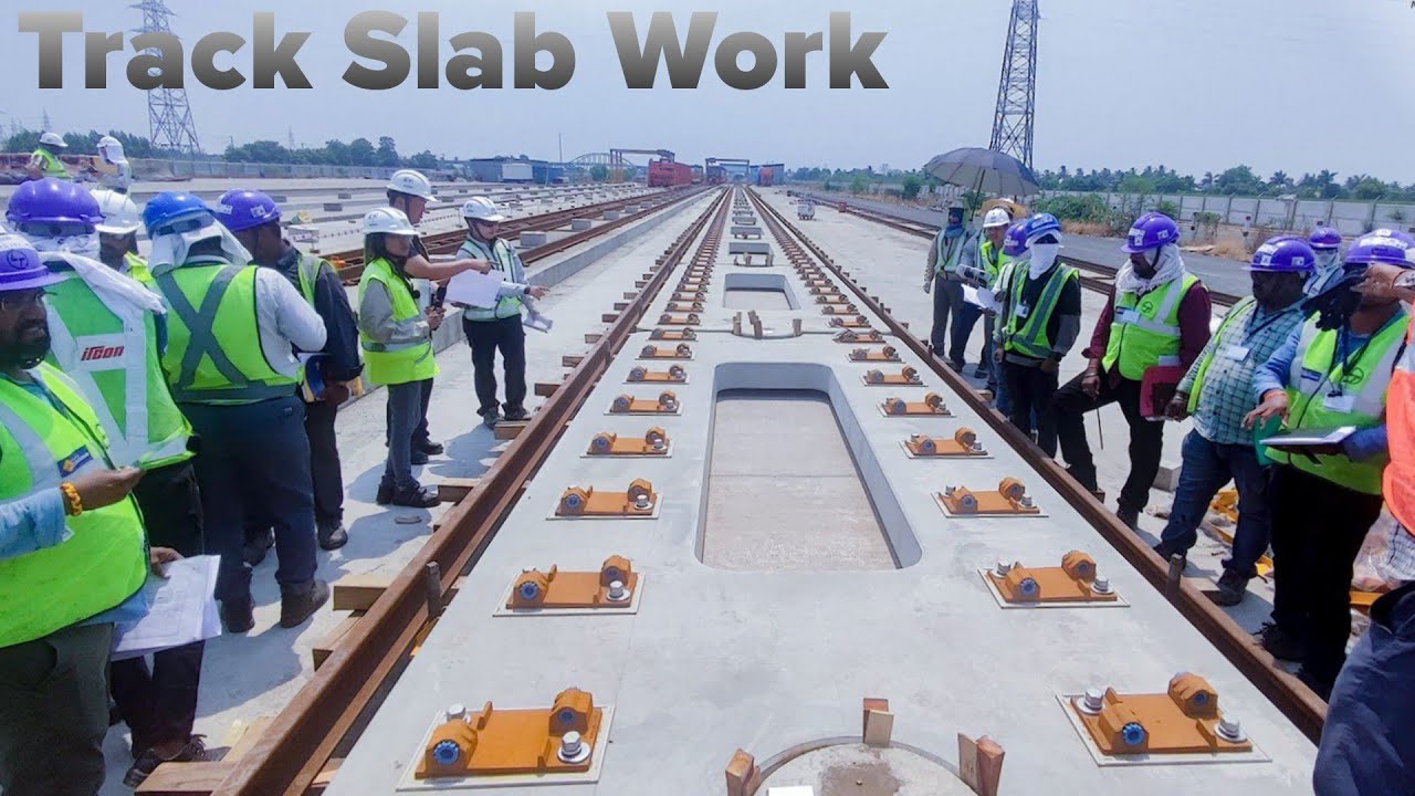 Bullet Train Track-Slab Work Start | Bullet Train Maintenance Depot Surat #rinkuinfra