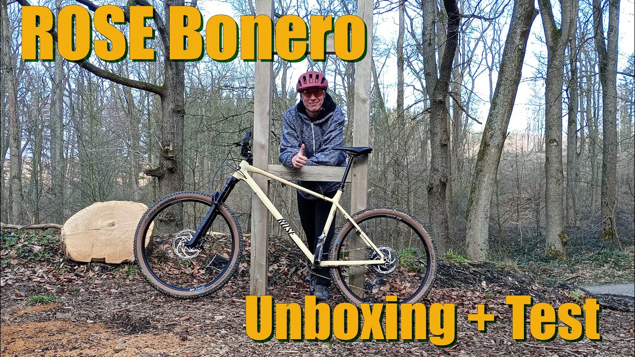 ROSE Bonero 3 Trail Hardtail Mountainbike - Unboxing, Aufbau und Test auf dem Trail / Newbikeday