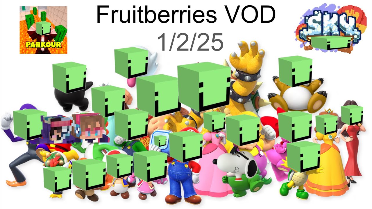 Fruitberries plays Mario Party w/ Feinberg, Kaelan, and OliverMCSR [VOD]