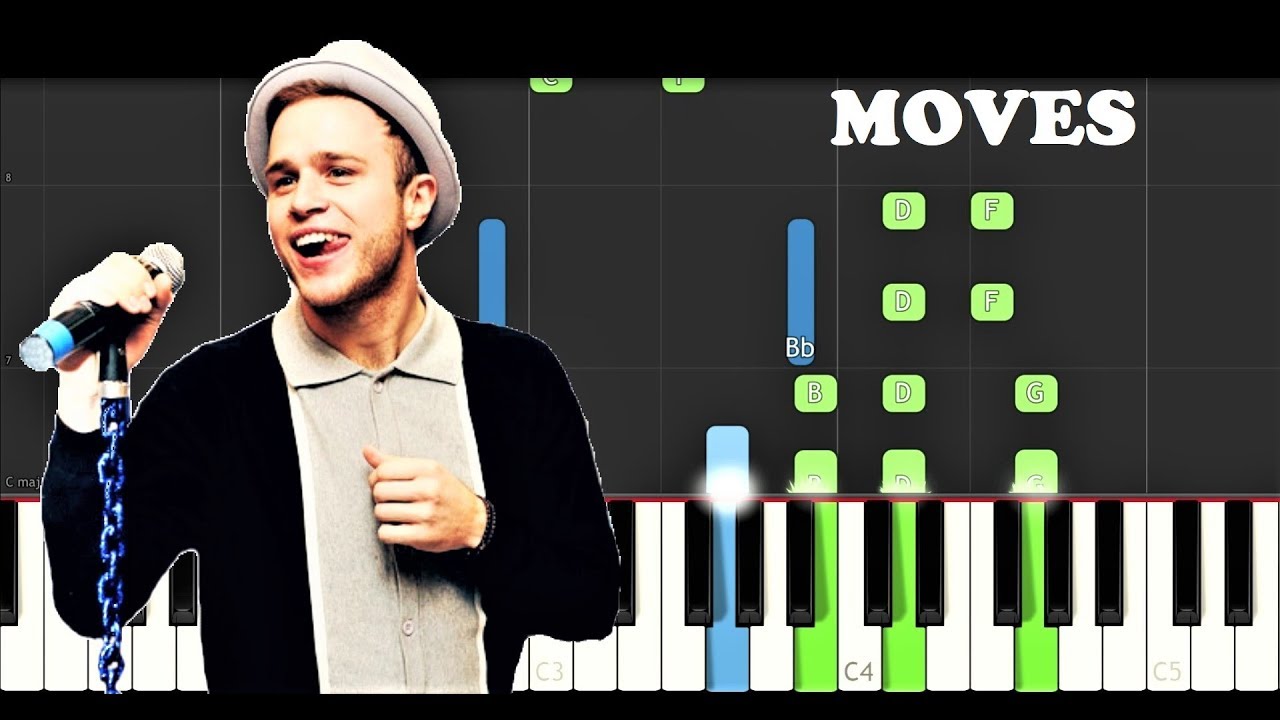 Olly Murs - Moves ft Snoop Dogg (Piano Tutorial Instrumental)