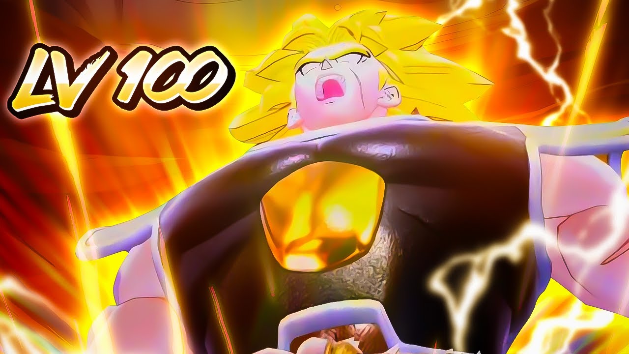 LVL 100 MAXIMUM POWER GOLD BROLY SHOWCASE! - Dragon Ball The Breakers Season 4