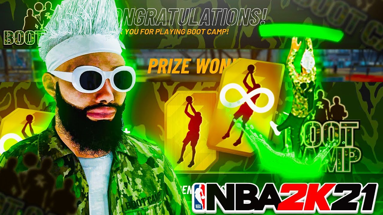 I WON THE 1st BOOT CAMP EVENT IN NBA 2K21 - UNLIMITED BOOSTS MAKE ME GREEN EVERYTHING