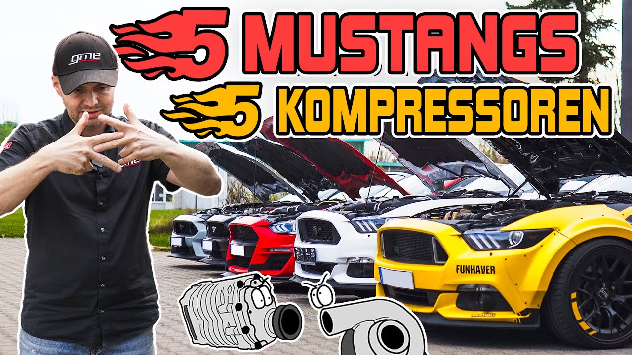 Welcher Kompressor ist der BESTE? 5 Mustangs – 5 Kompressoren - GME Performance