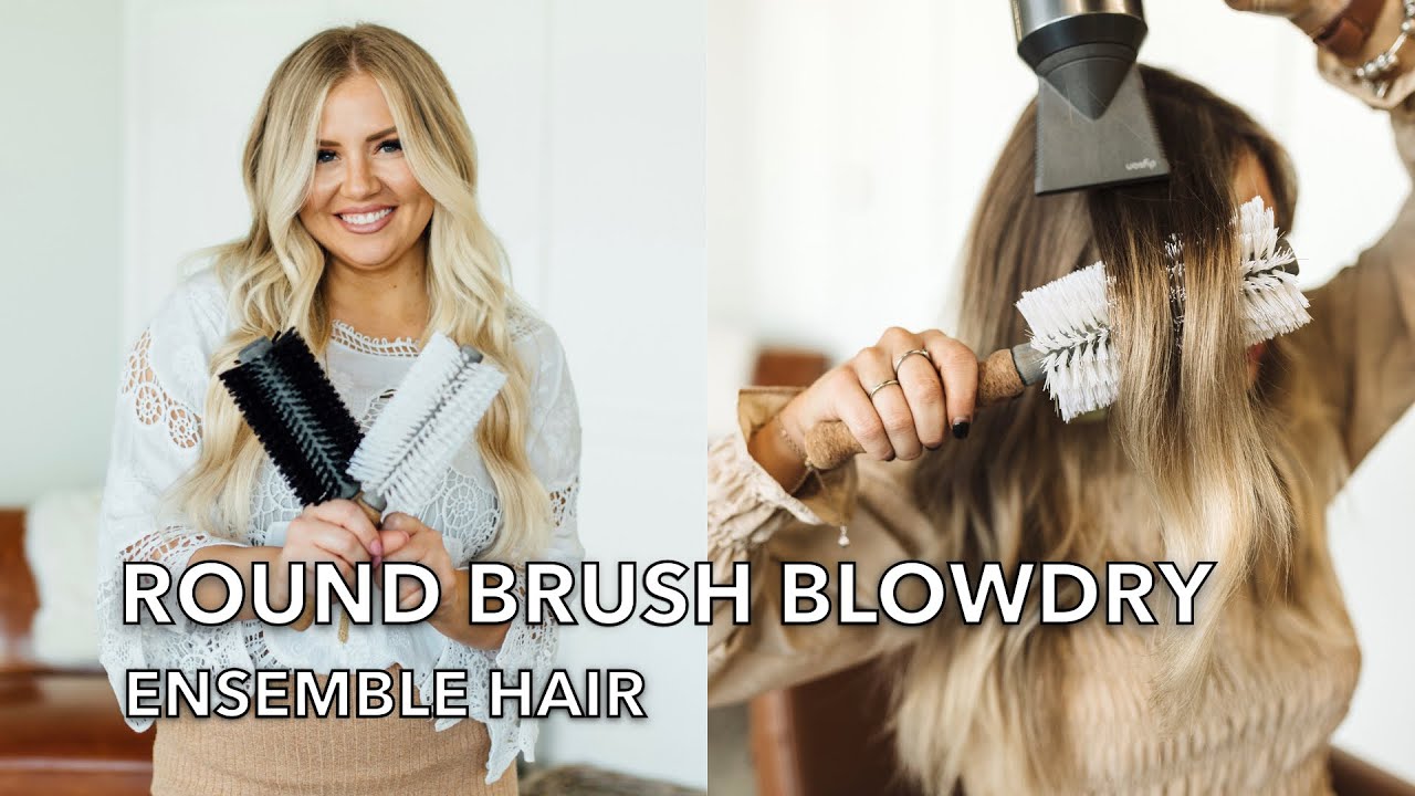 The Perfect Way to Round Brush Blow Dry Your Hair | Ensemble Hair | Jess Hallock