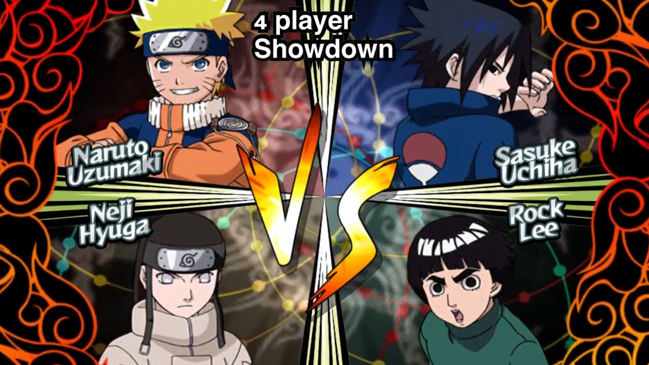 Naruto clash of ninja Revolution 2: 4 player showdowns #6