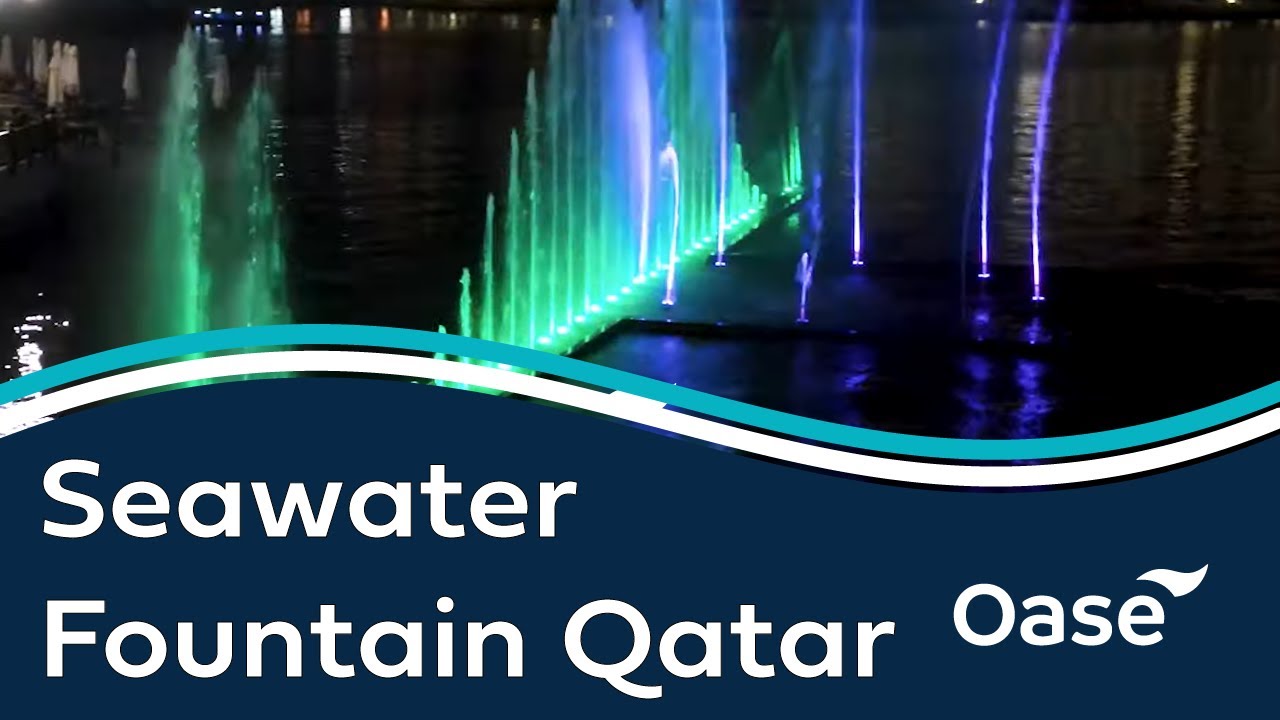 OASE Fountain Technology | Seawater Fountain The Pearl Island Qatar