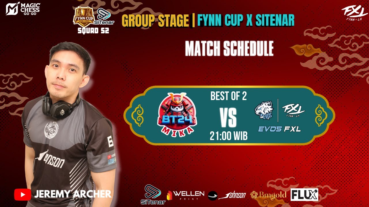 🔴 LIVE: FYNN CUP EVOS FXL VS BT24 MIKA !! #magicchess #mcgg #mcgogo
