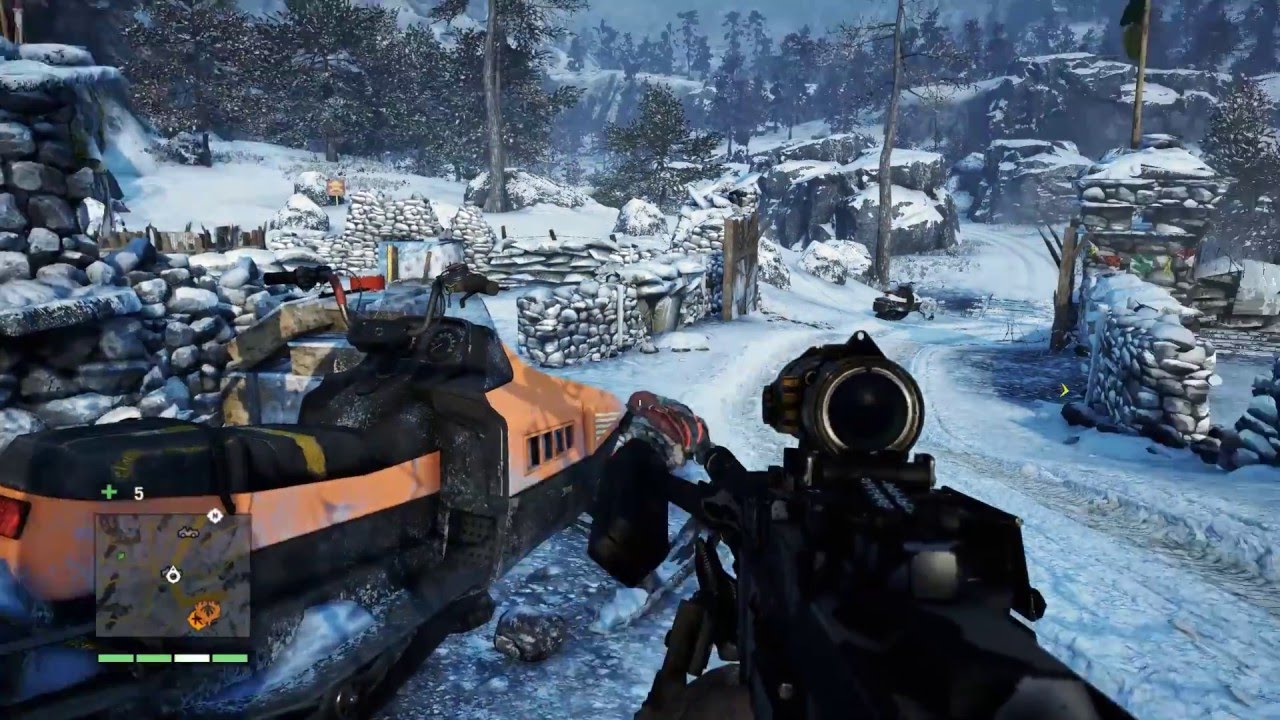 Far Cry 4: Долина Йети как взять пулемет Циркулярная пила самое мощное оружие