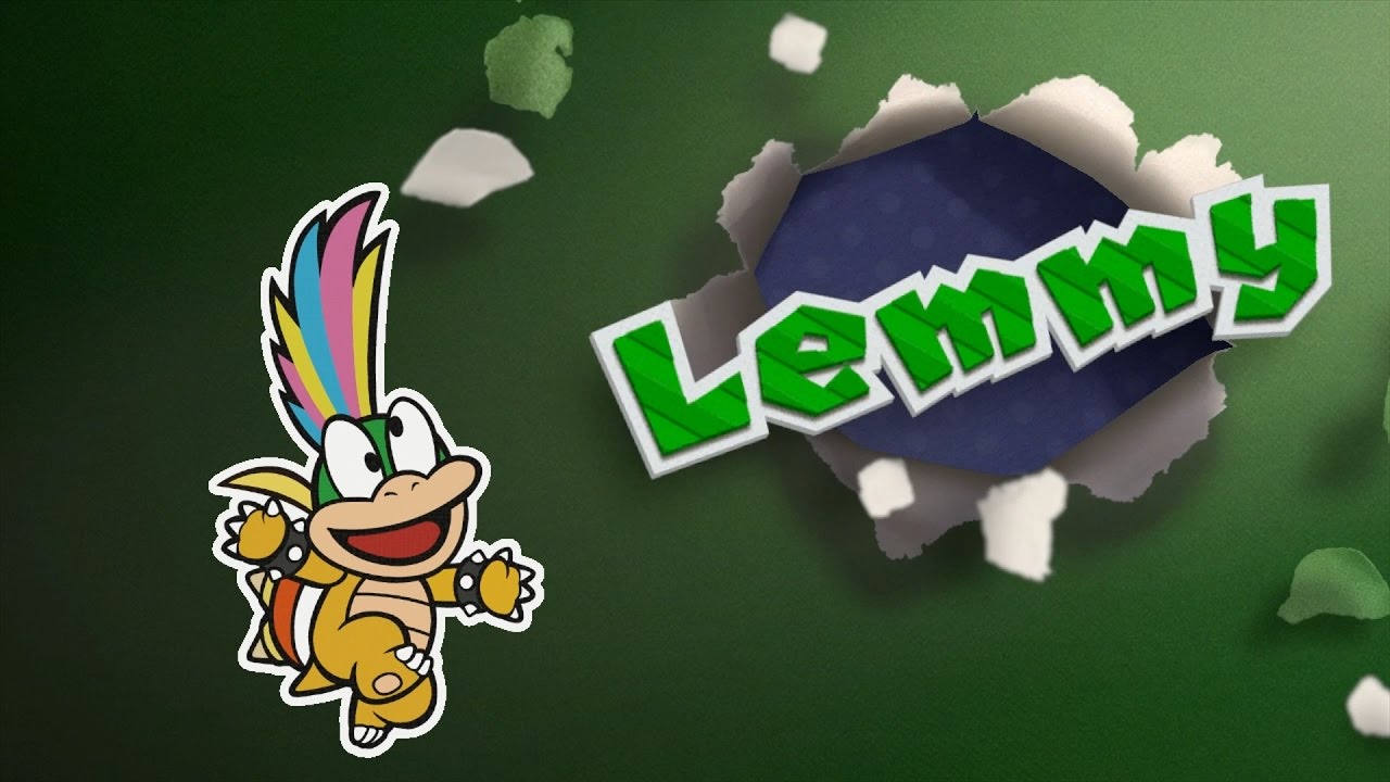 Paper Mario Color Splash: Lemmy Boss Fight (1080p 60fps)