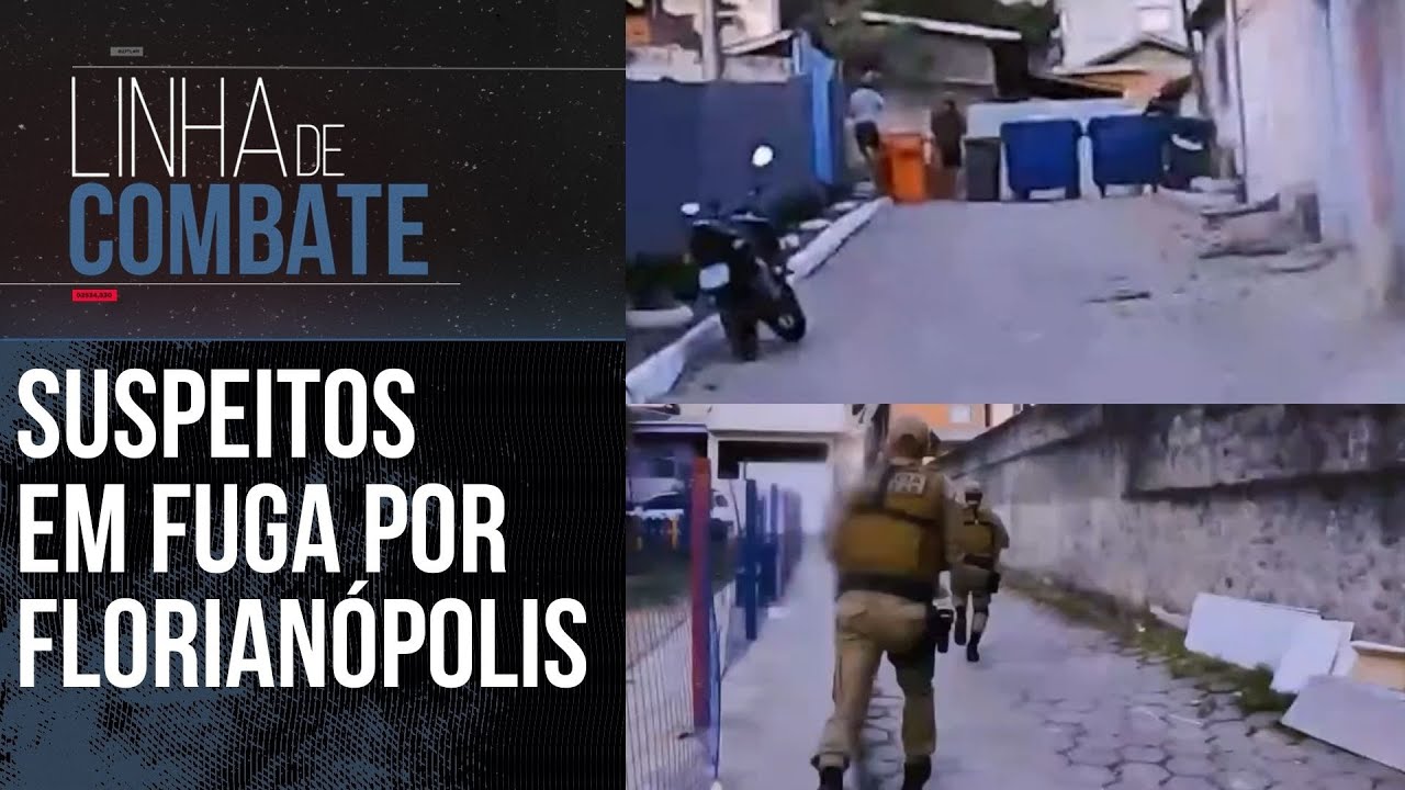 EQUIPES DE TRÊS BATALHÕES PROCURAM POR SUSPEITOS EM FLORIANÓPOLIS | LINHA DE COMBATE