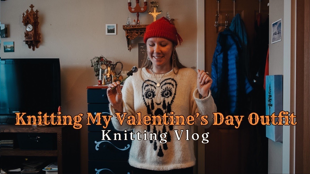My First Color Work Sweater | Crybaby Sweater | Knitting Project Vlog