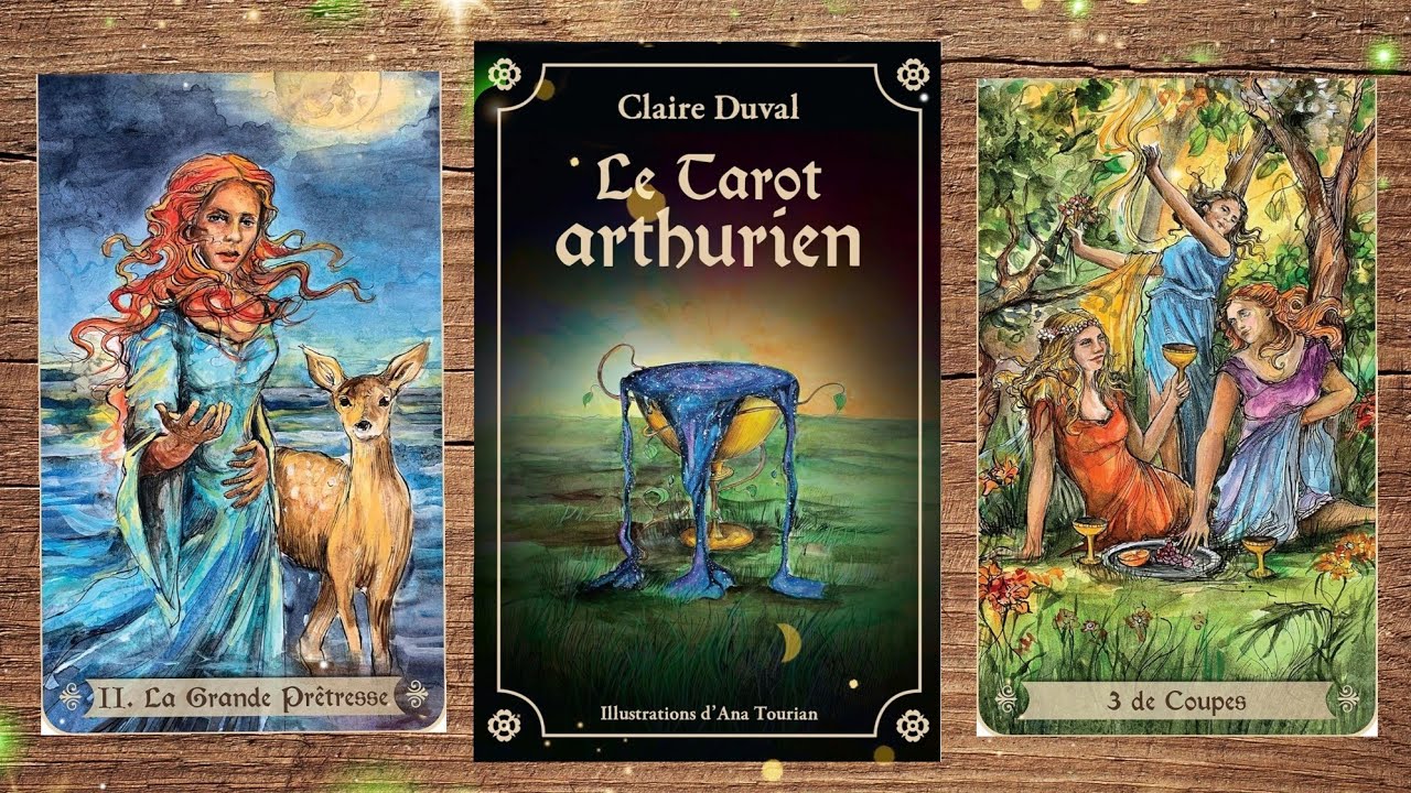 ⭐️ Le tarot Arthurien de @ClaireDeLaLune & @anatourian8084, juste sublime ⭐️