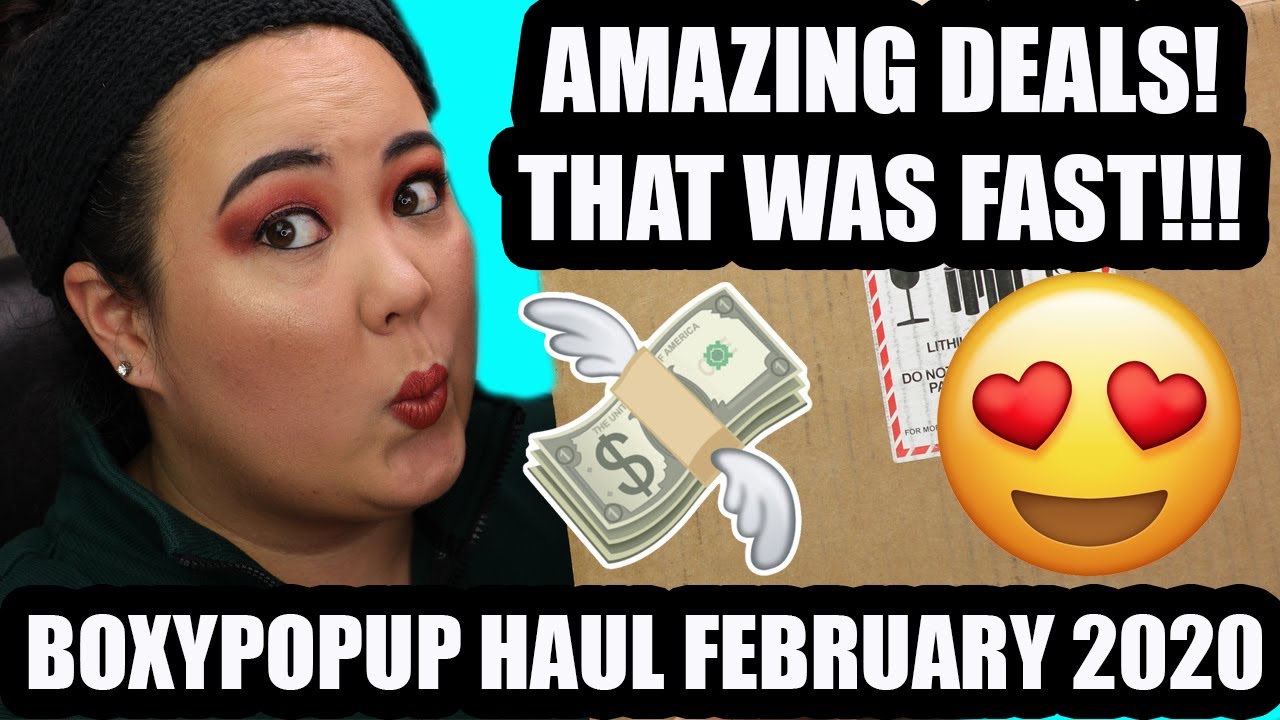 BOXYPOPUP HAUL FEBRUARY 2020 || ayyyeeeitsamanda