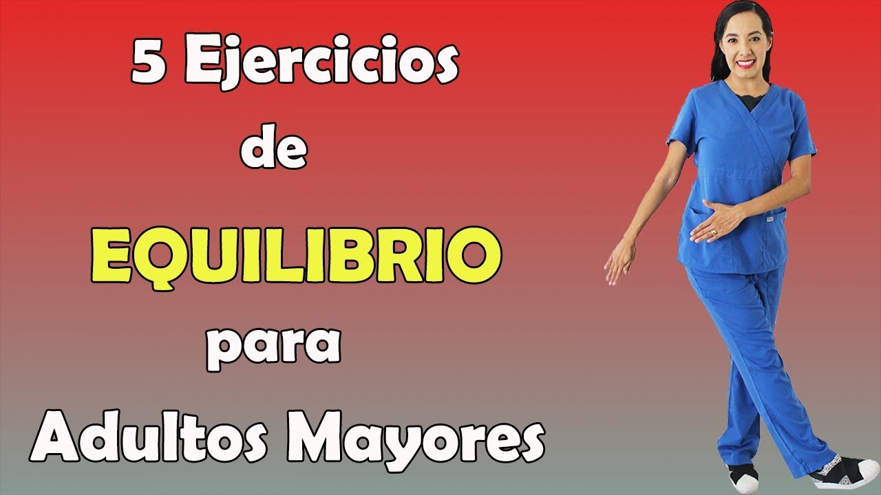 5 Ejercicios de EQUILIBRIO para Adultos Mayores (prevención de caídas) | Fisioterapia en Querétaro