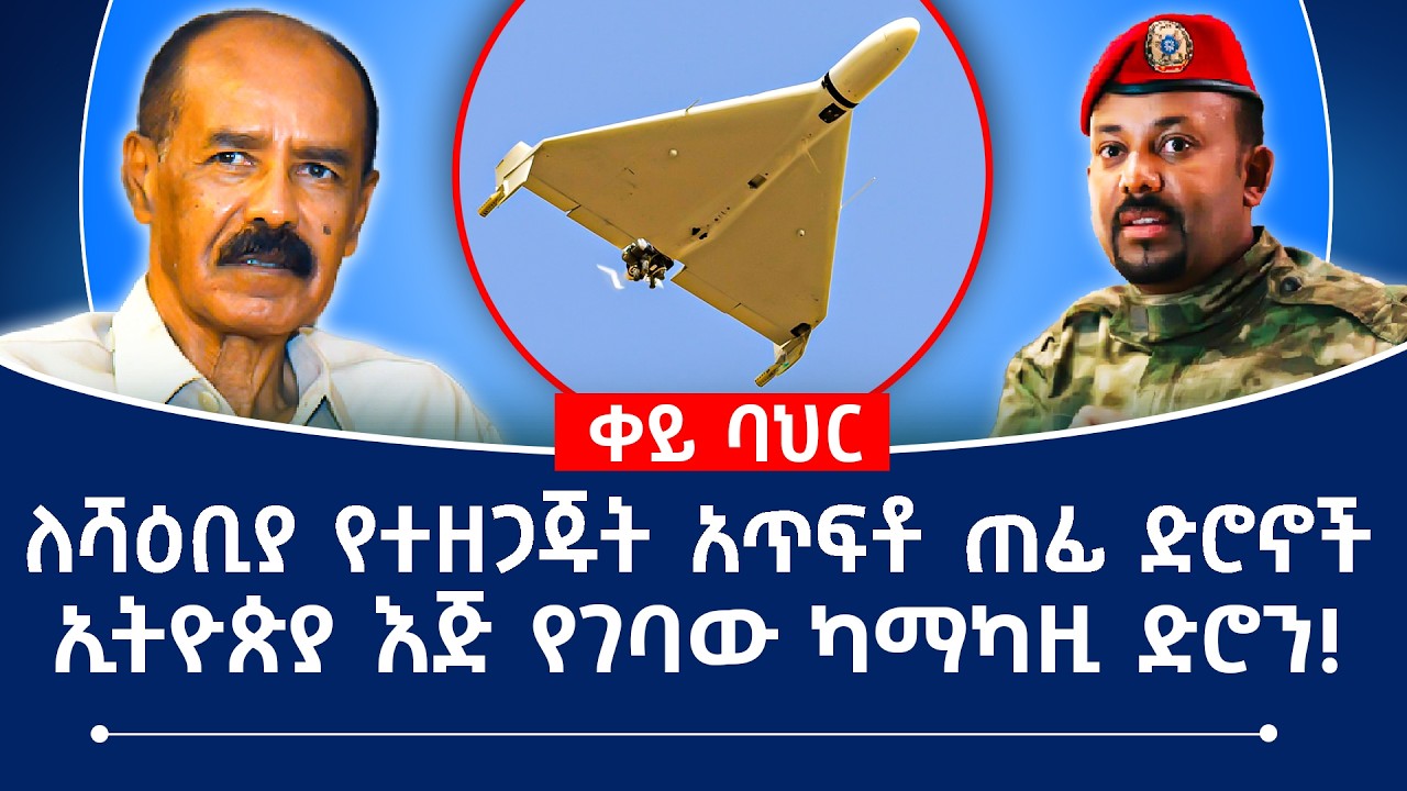 ለሻዕቢያ የተዘጋጁት አጥፍቶ ጠፊ ድሮኖች! ኢትዮጵያ እጅ የገባው ካማካዚ ድሮን! #ethiopia #eritrea