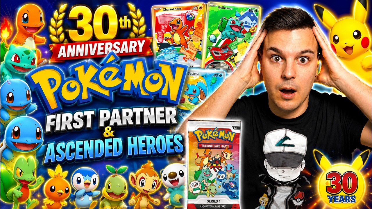 30th Anniversary Pokemon First Partner & Ascended Heroes