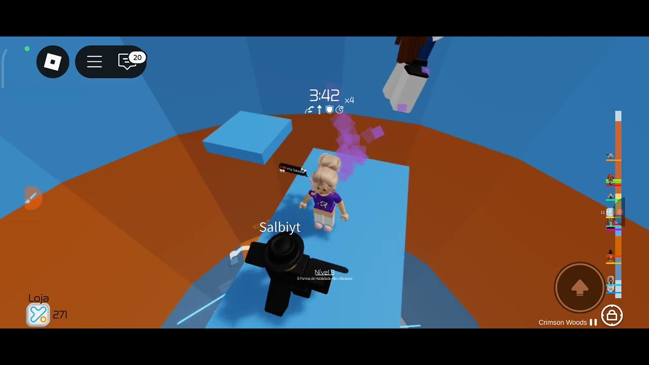 Jogando torre do inferno