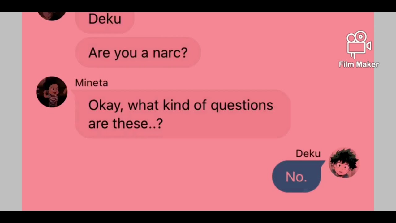 lie detector 🤭 MHA texting video || bakudeku ?