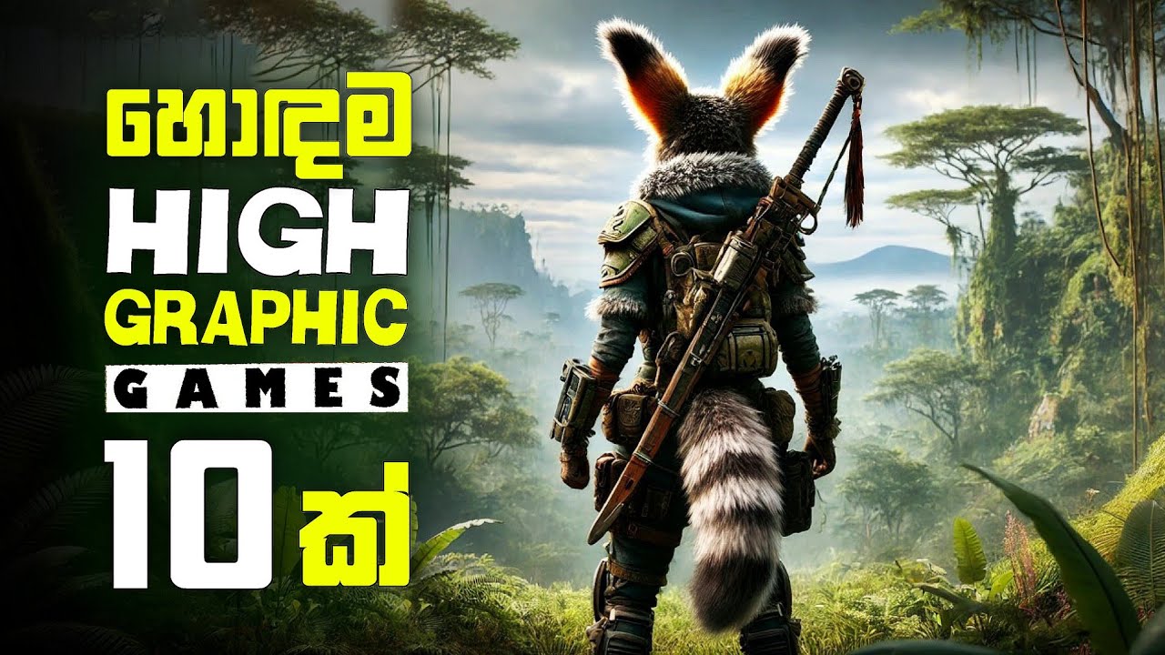 Top 10 Best Realistic Mobile Games 2025 | New High Graphics Android Games 2025 | Sinhala 🇱🇰
