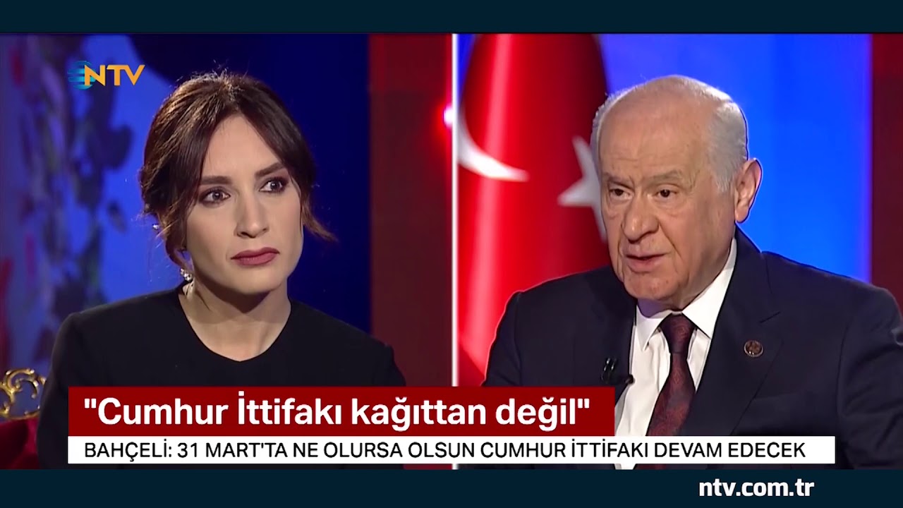 Bahçeli: Erdoğan'a sahip çıksınlar .... (Bahçeli, NTV-STAR ortak yayınına katıldı)