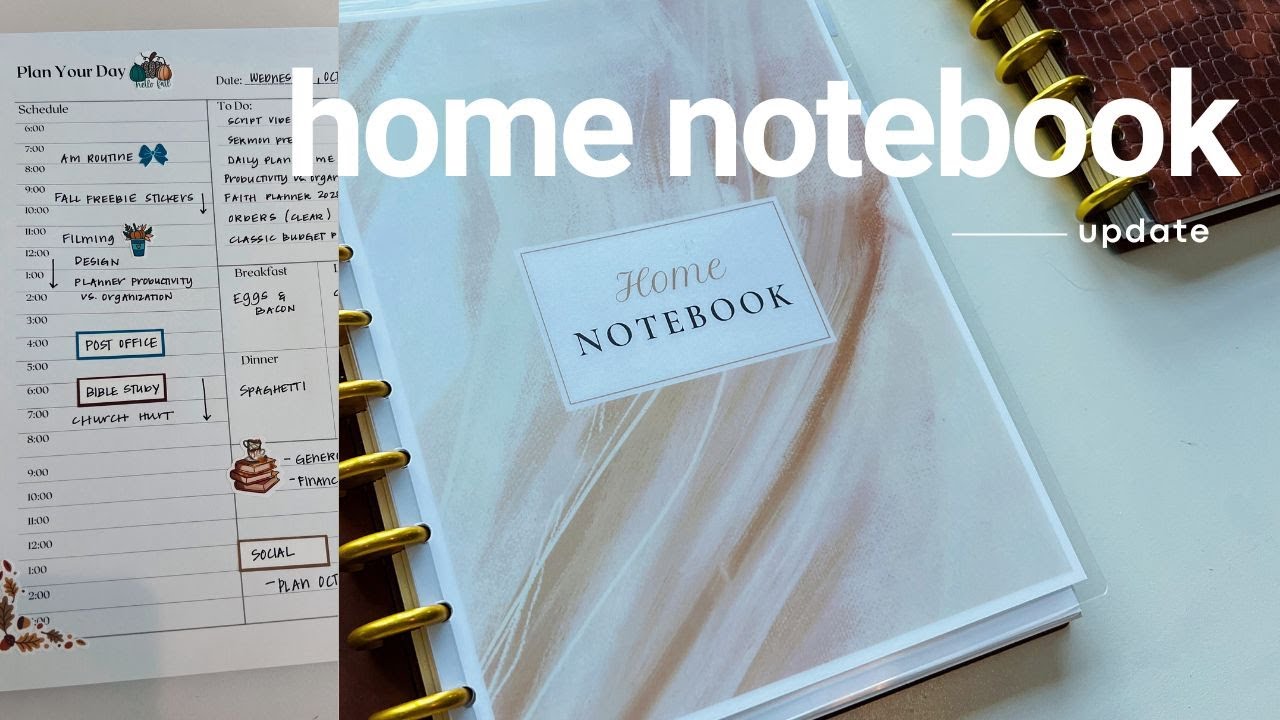 Keeping A Home Notebook #myhomenotebook
