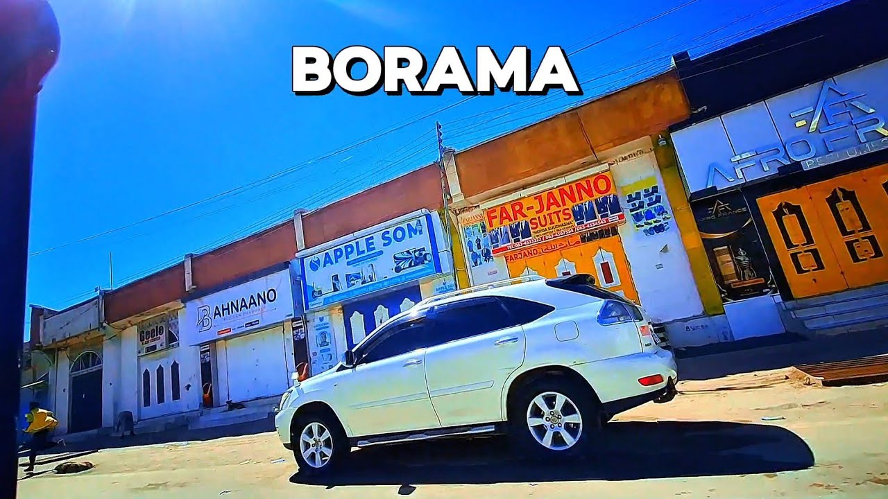 Driving in Borama, Awdal  | Beautiful City Dashcam