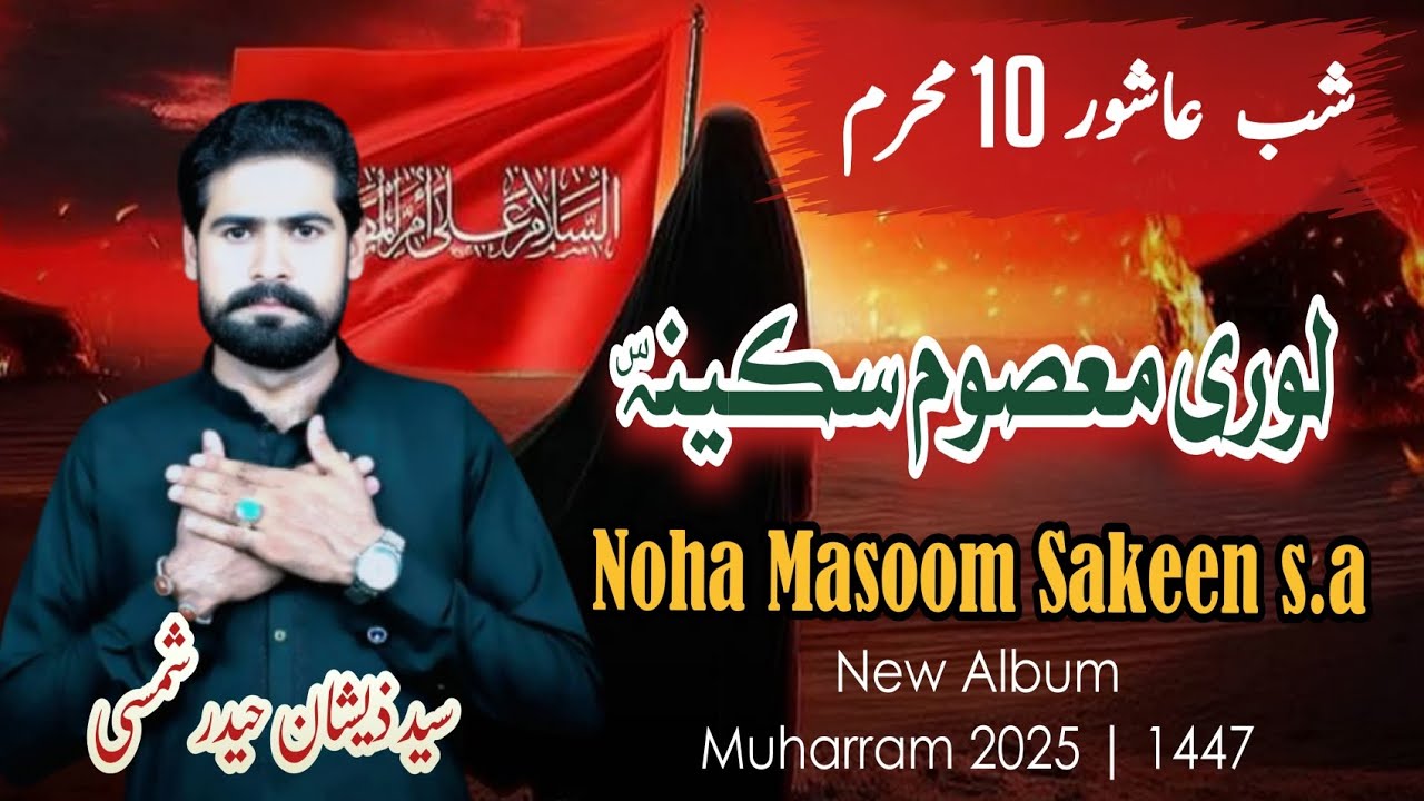Noha Shab e Ashoor | Lori Bibi Sakeena | Syed Zeeshan Haider Shamsi #nohay2025 #foryou #newnoha