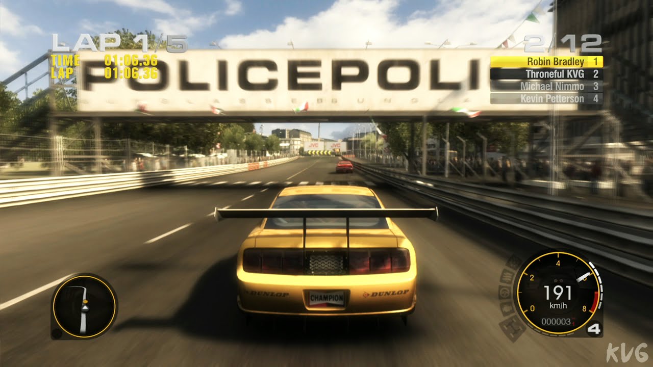 Race Driver: GRiD - Ford Mustang GT-R Concept - Gameplay (PC UHD) [4K60FPS]