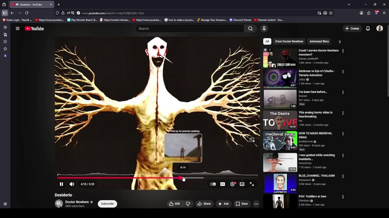 Reacting to dr.nowhere