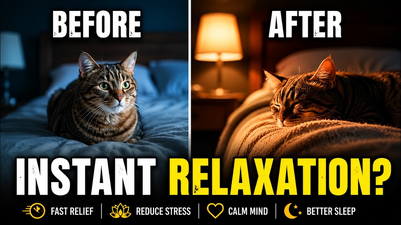 “Sleep With Me  Cozy Cat Night Ambience