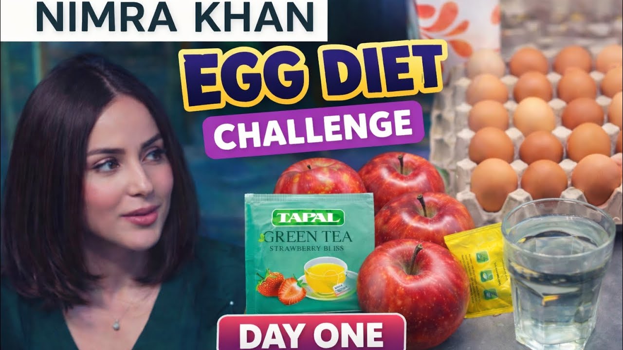 Nimra Khan Egg Protein Diet Weight Loss Challenge Day 1 ❤️😍 Weight Loss tips | Finland Diaries 