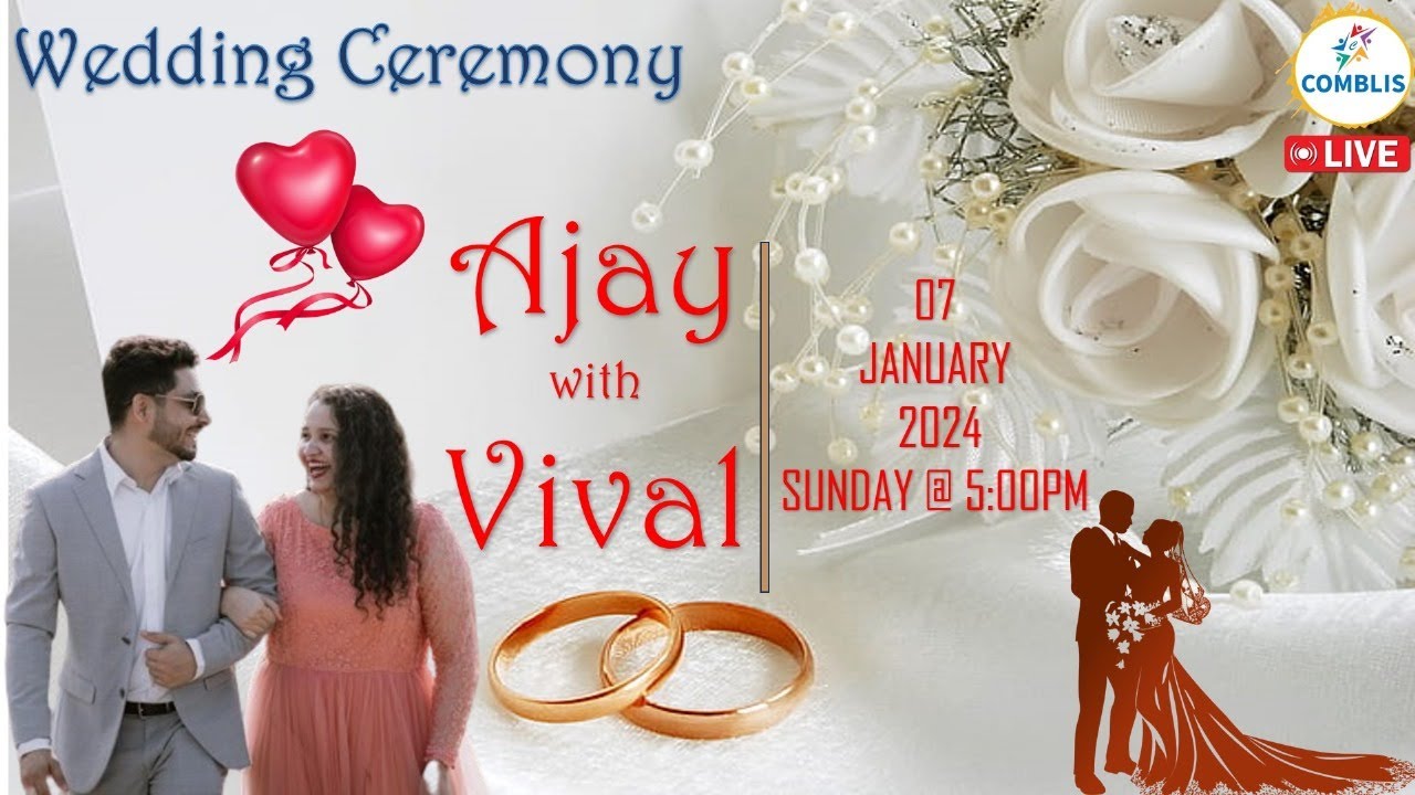 The Big Day | Wedding Ceremony of Ajay & Vival | 07.01.2024 | 5.00PM - Moodubelle Udupi