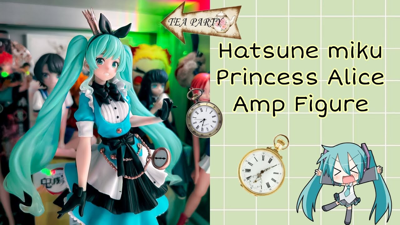 Hatsune Miku Princess Alice Amp figure unboxing 初音ミクPrincess AMPフィギュア~アリ スver.