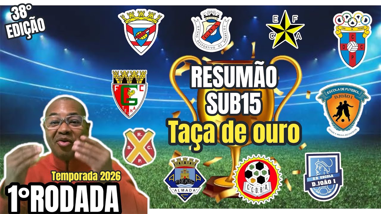 Resumão sub15 (taça de ouro) edição 38