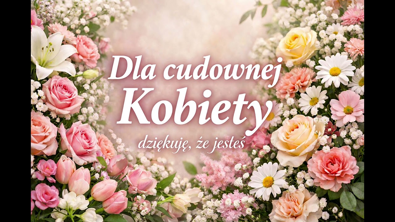 Piosenka na Dzień Kobiet 🌷 piękne życzenia