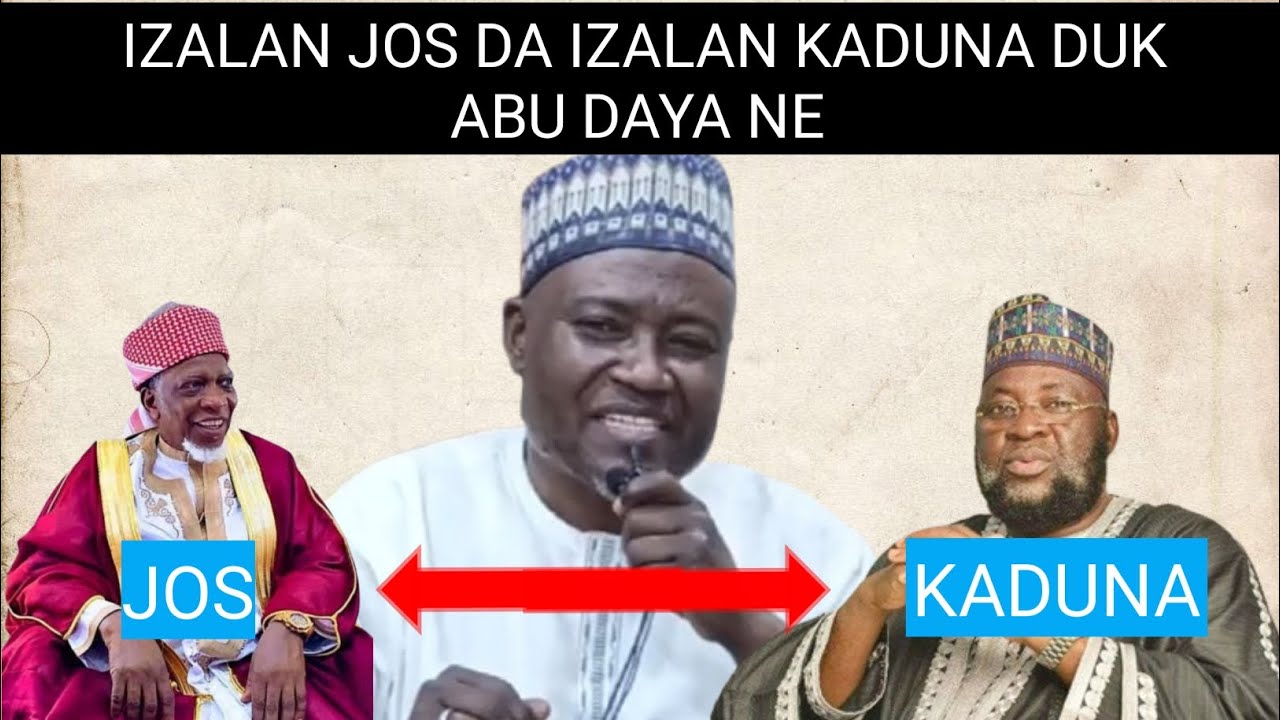 Duk Abu Daya Ne Izala Da Na Jos Dakuma Na Kaduna.