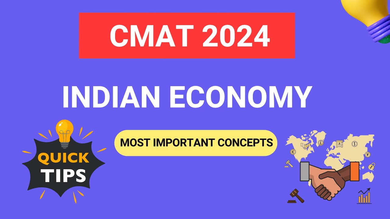 CMAT 2024 - Indian Economy | CMAT General Awareness Most Important Questions #cmat2024