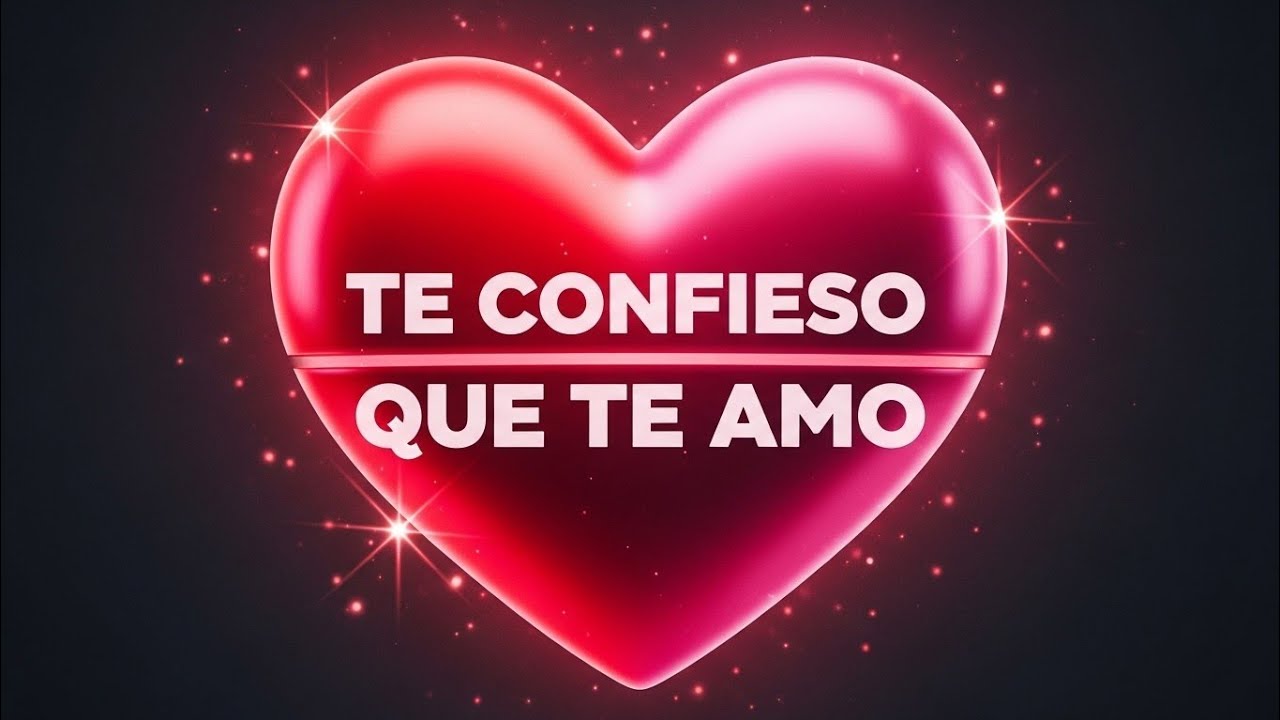 Te confieso que TE AMO que en mis días yo ....