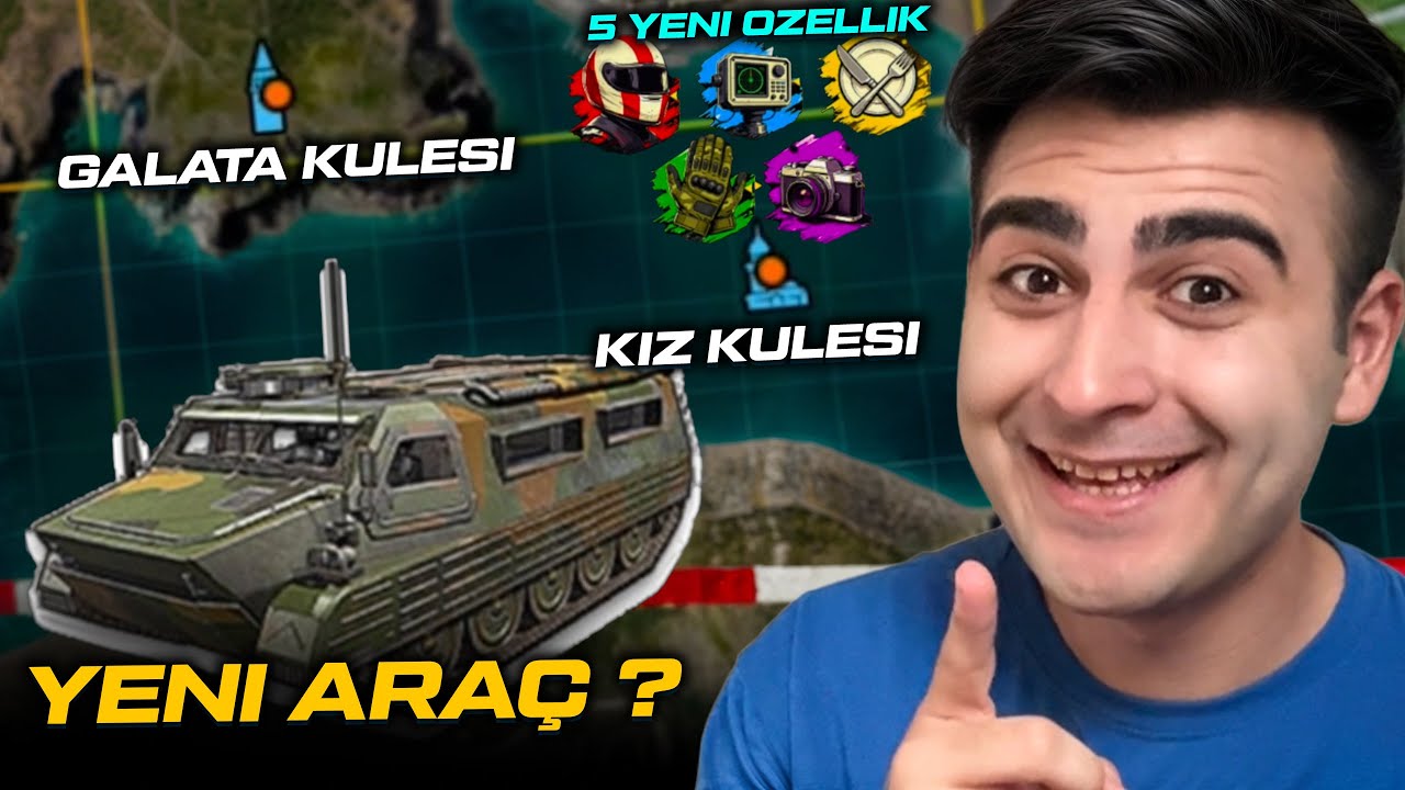 YENİ TANK GELİYOR! GALATA VE KIZ KULESİ GERİ DÖNDÜ! 5 YENİ MOD ÖZELLİĞİ! PUBG Mobile 4.3 Beta