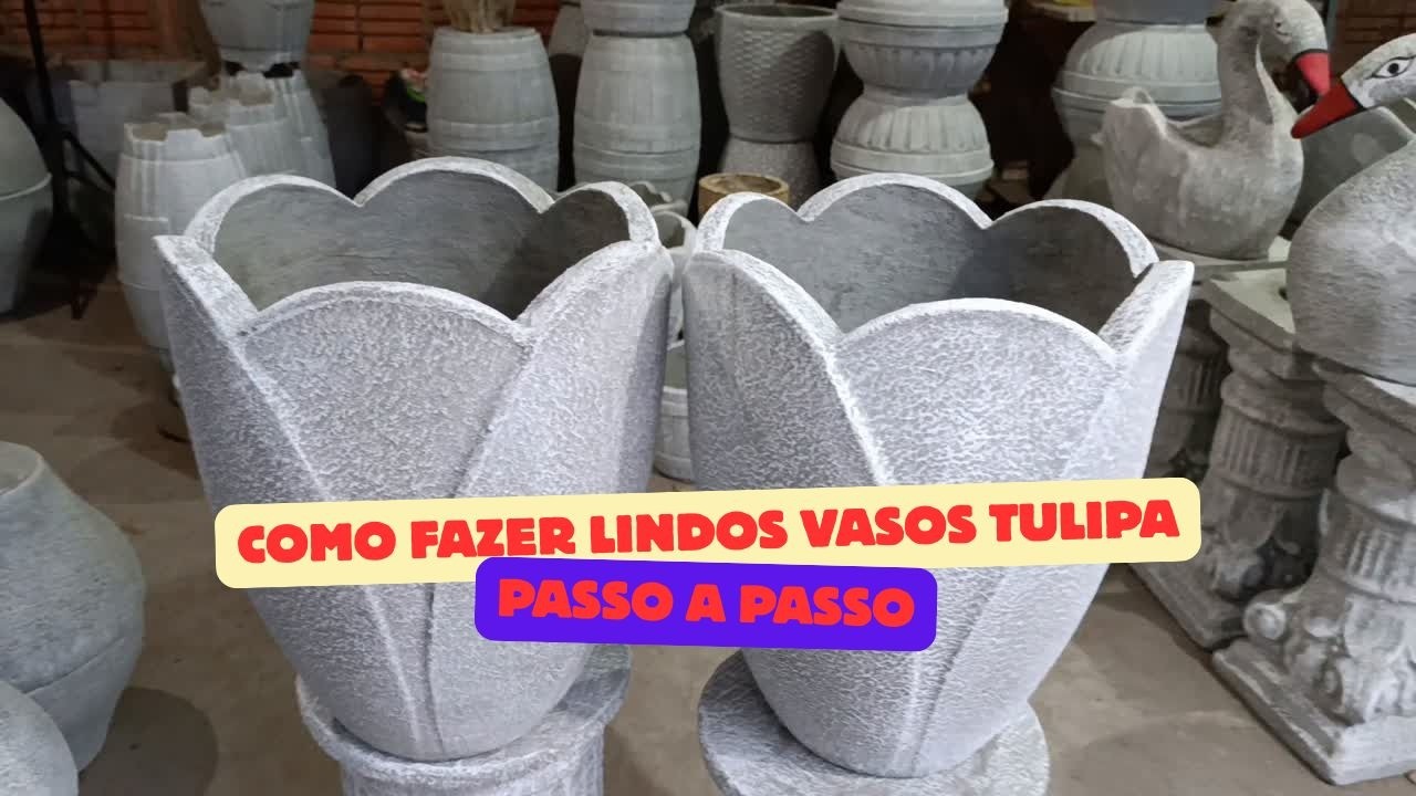 VASO TULIPA | Lindo e Fácil de Fazer - Passo a Passo