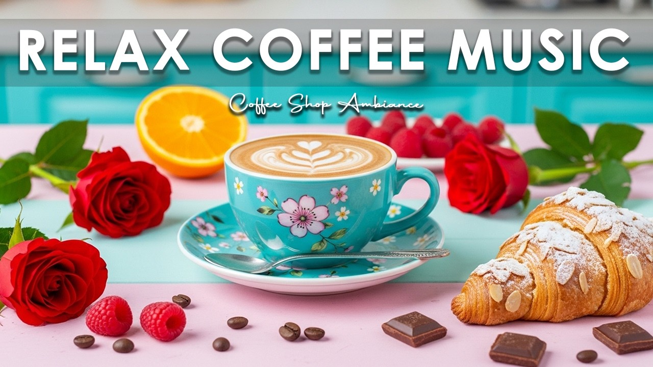 Relax Coffee Music 🎶 Coffee Shop Ambiance & Happy Bossa Nova Instrumental for Good Mood
