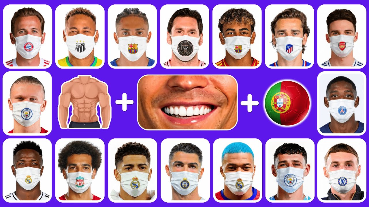 خمن اللاعب من خلال الأغنية ،الابتسامة ،الايموجى والنادى!🤔⁉️رونالدو،ميسي، نيمار| تحديات كرة القدم2026