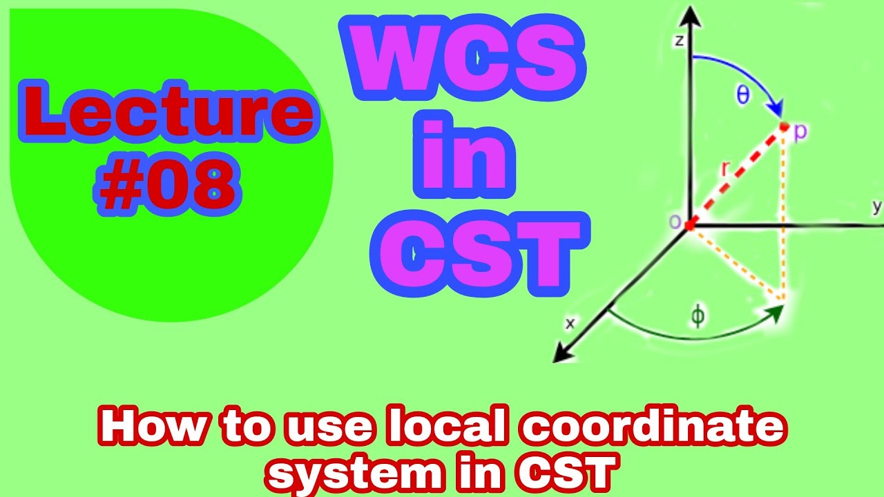 Как использовать WCS в CST | Как использовать локальную систему координат при проектировании анте...