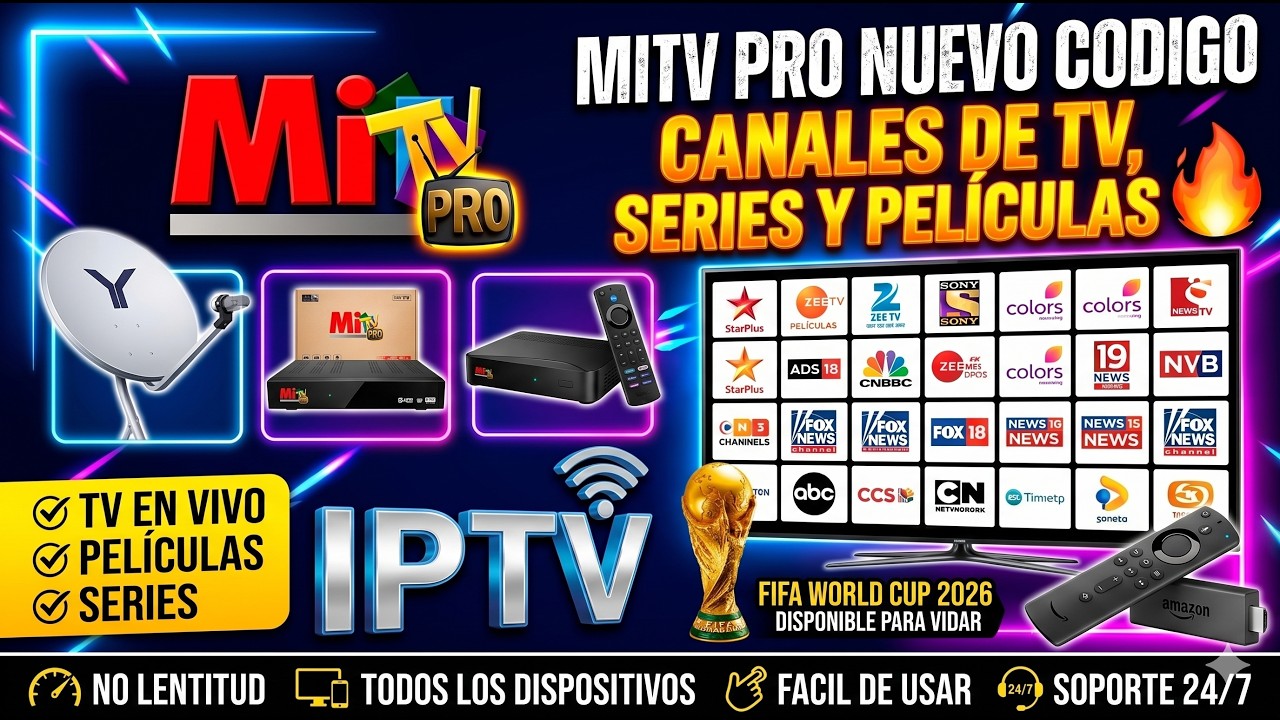🔥 ALTERNAVITA  a XUPER TV  MiTV Pro NUEVO CODIGO - PARA ANDROID TV, FIRE TV, TV BOX 📺 2026