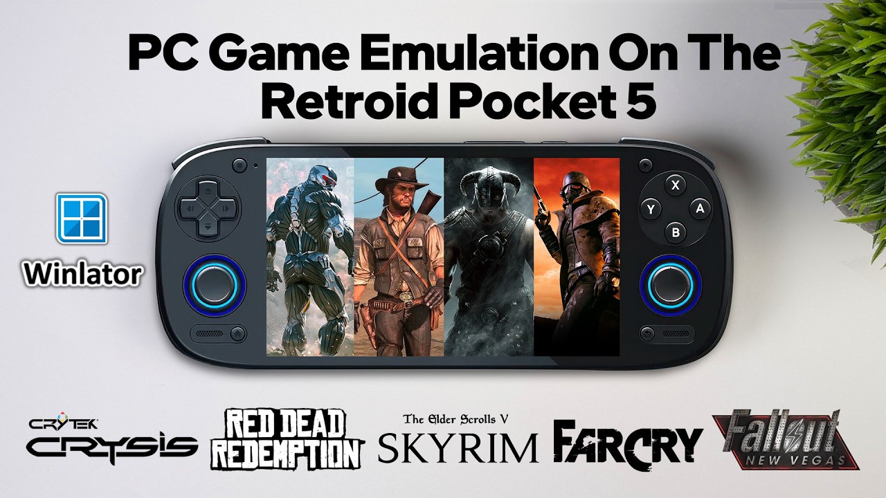 Can It Run Crysis? PC Game Emulation on the New Retroid Pocket 5!