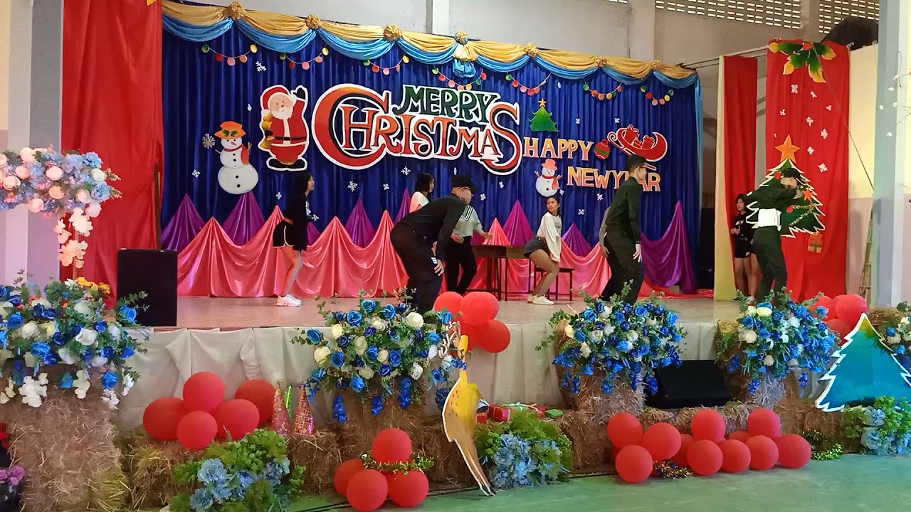 การแสดงชั้น ม.5 โรงเรียนร่มเกล้า บุรีรัมย์  วันคริสต์มาส 2019